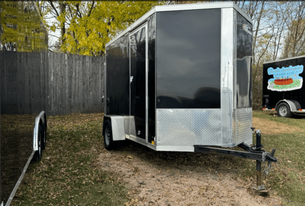 2023 Cross Trailers 6X10 Black Enclosed Single Axle 2,990 GVWR