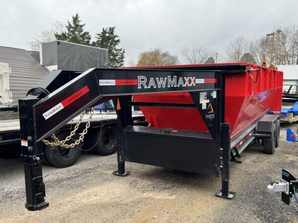 2024 RawMaxx 102x20 Black Dump Tandem Axle 20,000 GVWR