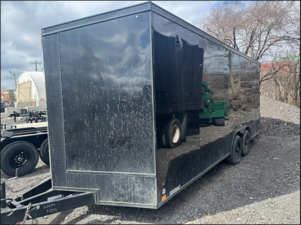 2024 Discovery Trailers 102X20 Black Enclosed Tandem Axle 9990 GVWR