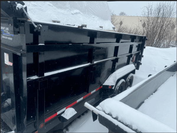 2024 Quality Steel 7X16 Black Dump 14,000 GVWR