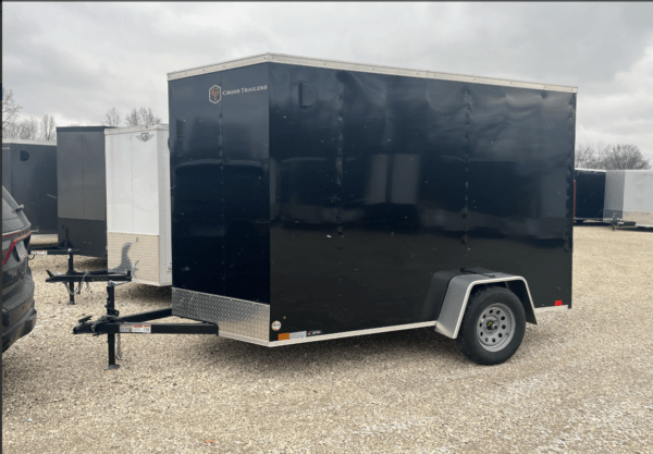 2025 Cross Trailers 6X10 Black Enclosed Single Axle 2,990 GVWR