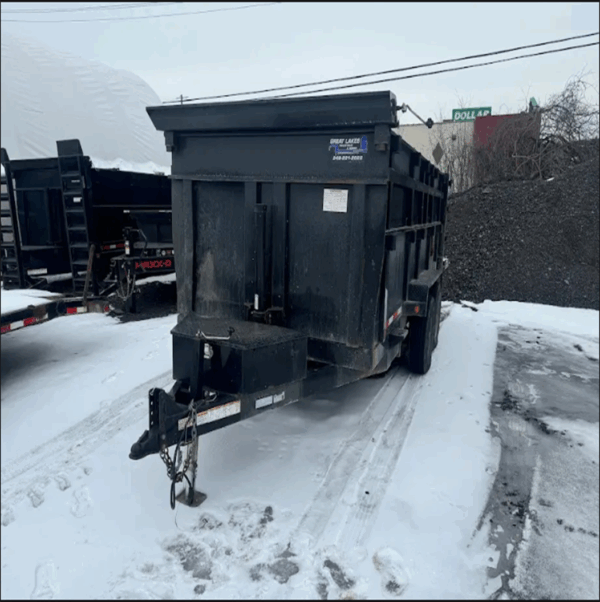 2024 Quality Steel 7X14 Black DUMP 14,000 GVWR
