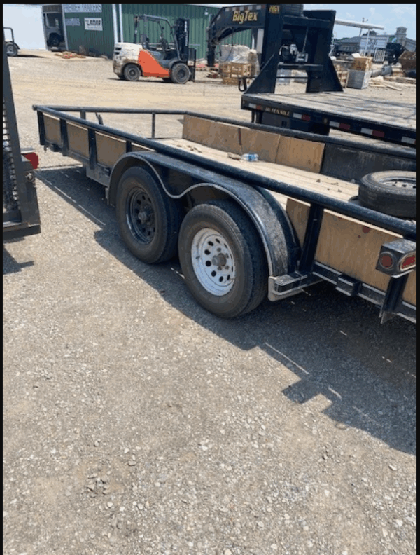 2024 Bellwether 77X16 Black Utility Tandem Axle 7000 GVWR